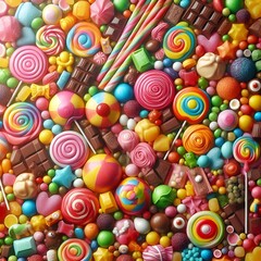 Fototapeta premium colorful candy background
