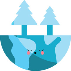 Earth Day with Pine Trees