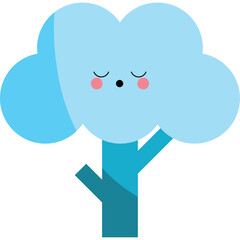 Tree Illustration for Earth Day Concept