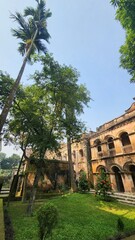 Obraz premium A large old manor house in Bangladesh