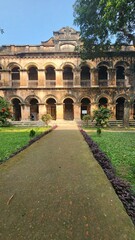 Fototapeta premium A large old manor house in Bangladesh