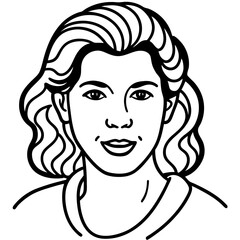 Nance line art vector