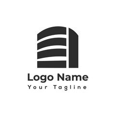 Elegant and modern real estate logo design Template.  Perfect for property companies, realtors, home builders, housing agencies, and realty branding. Vector based.