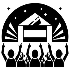 New concert festival photos with singing and dancing 