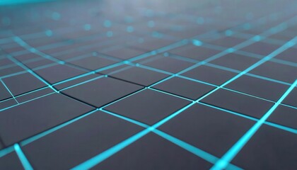 Futuristic Grid Showcase for Retail Experience with XR Technology