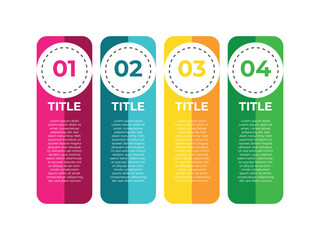 Infographic elements data visualization vector design template. Can be used for 4 steps, options, business process, workflow, diagram, flowchart concept, timeline, marketing icons, info graphics.