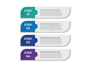 Business infographics template. timeline with 4 steps, options. can be used for workflow diagram, info chart, web design. vector illustration.