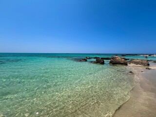 Elafonisi Beach on the island of Crete