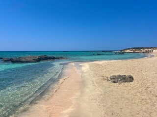 Elafonisi Beach on the island of Crete