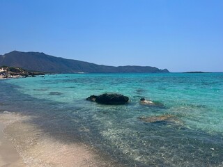 Elafonisi Beach on the island of Crete