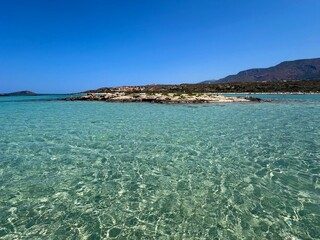 Elafonisi Beach on the island of Crete