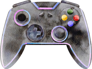 watercolor joystick © Je