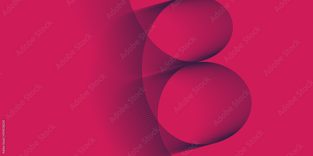 Poster abstract color background with modern futuristic seamless lines art design with wavy geometrical sha