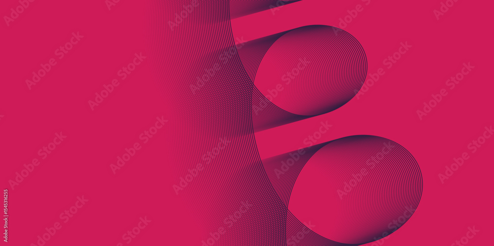 Poster abstract color background with modern futuristic seamless lines art design with wavy geometrical sha