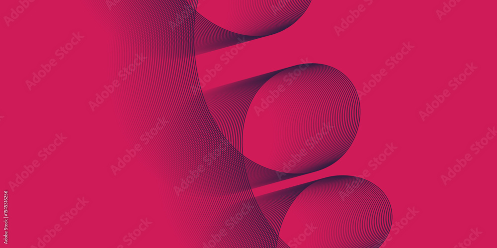 Poster abstract color background with modern futuristic seamless lines art design with wavy geometrical sha