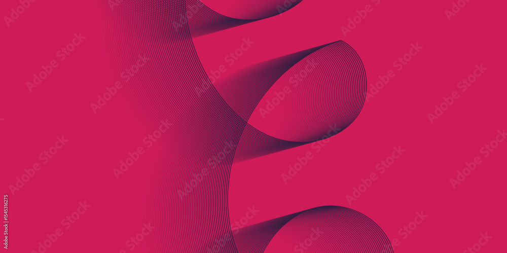 Poster abstract color background with modern futuristic seamless lines art design with wavy geometrical sha