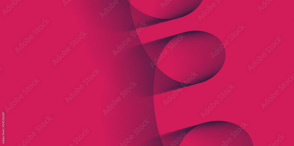 Poster abstract color background with modern futuristic seamless lines art design with wavy geometrical sha