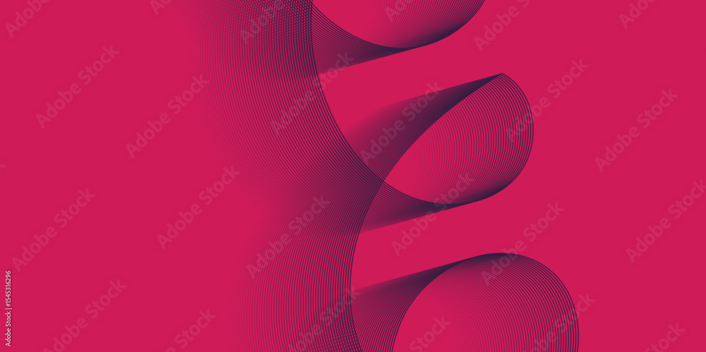 Poster abstract color background with modern futuristic seamless lines art design with wavy geometrical sha