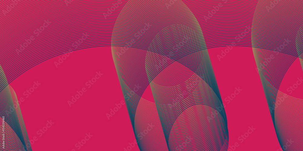 Poster abstract color background with modern futuristic seamless lines art design with wavy geometrical sha