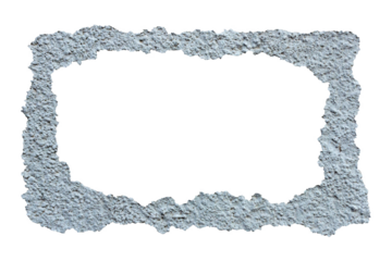 Rough Concrete Border Texture with Torn of Natural Imperfections and Grunge Surface Details. Perfect for Architectural Backgrounds, Construction Themes, or Grungy Industrial Design Projects.