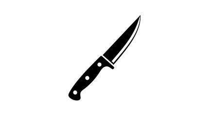 Knife with Handle Illustration Cutlery Cooking Tool