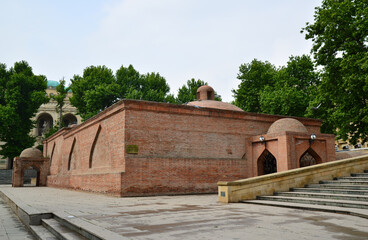 A view from the Historical Chokak Bath in Ganja, Azerbaijan