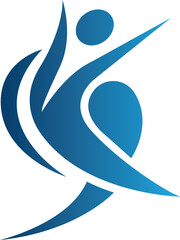 Vibrant Health and Nature Logo Community care Logo template