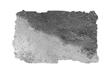 Torn of Rough Concrete Texture Pieces with Jagged Edges - Ideal for Use as a Background Frame, or...
