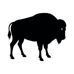 Bison silhouette,