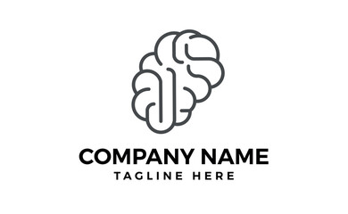 Human brain medical vector icon illustration