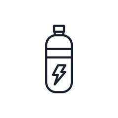 drink isotonic icons isolated on White Background. Flat style design
