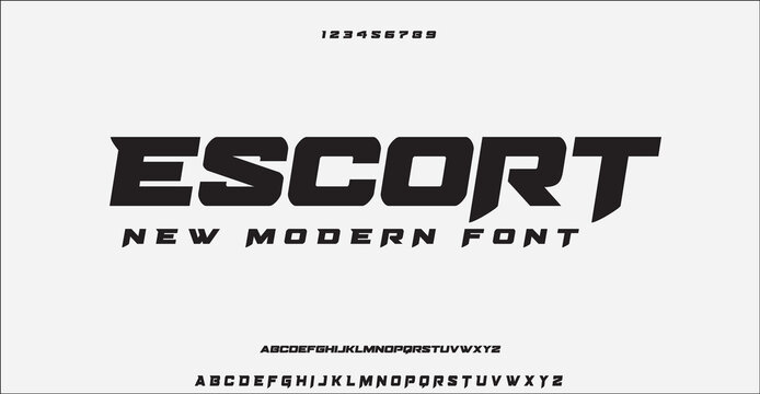 Esport  Lettering Minimalist Modern font	