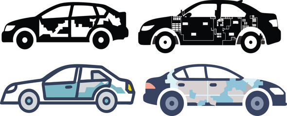 vector illustration of car