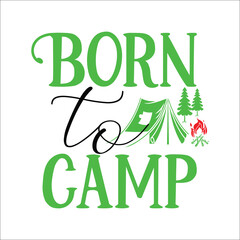 Fototapeta premium Camping Svg Design