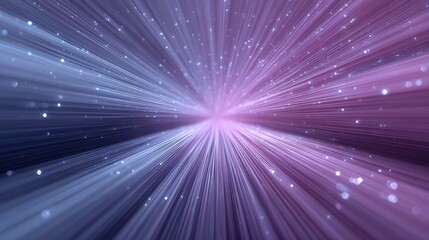 Obraz premium Radiant Light Burst in Soft Purple and Blue Background for Design