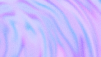 Abstract pastel background with blurred curves in light blue, lilac, pale violet, soft purple colors, grainy noise texture. Dreamy waves. Minimal design gradient backdrop, cover, poster, web banner