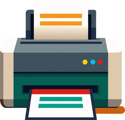 printer icon vector illustration