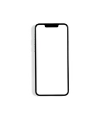 Smartphone mockup, blank screen
