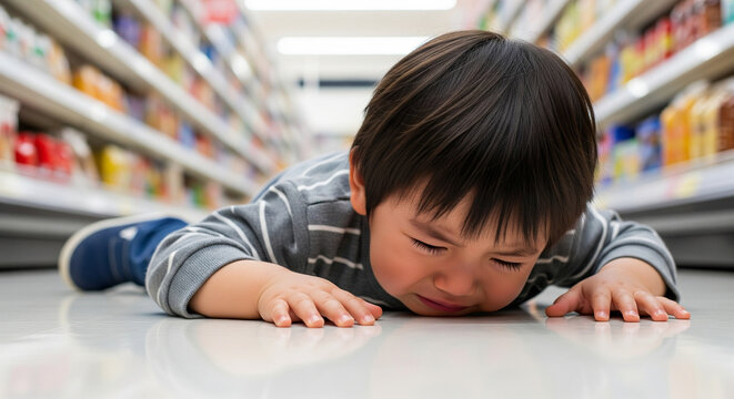 癇癪で泣く子ども：イヤイヤ期