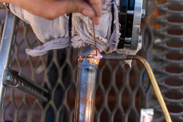 soldering copper pipes