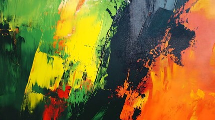 Abstract colorful oil paint texture.