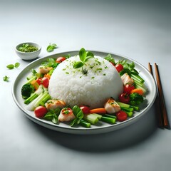 rice plate
