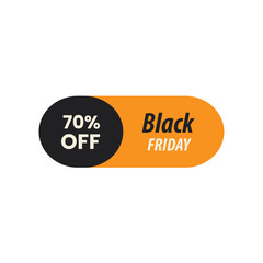 black color price tags set. Vector illustration.