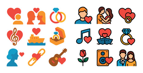 Love Song Icons