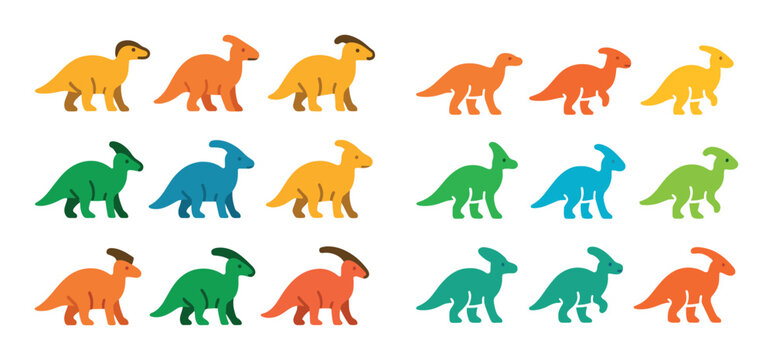 Dinosaur Icon Grid