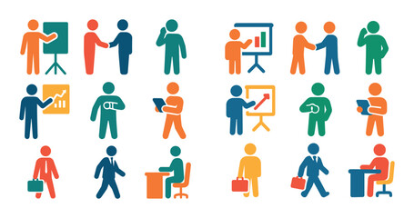 Business Icons Grid