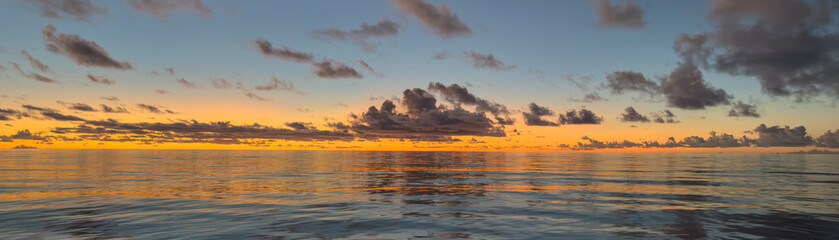 South Pacific sunset