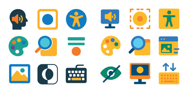 Accessibility Icons Grid