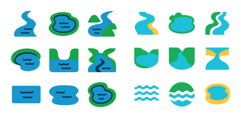 Colorful Water Icons