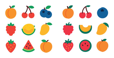 Summer Fruit Icons